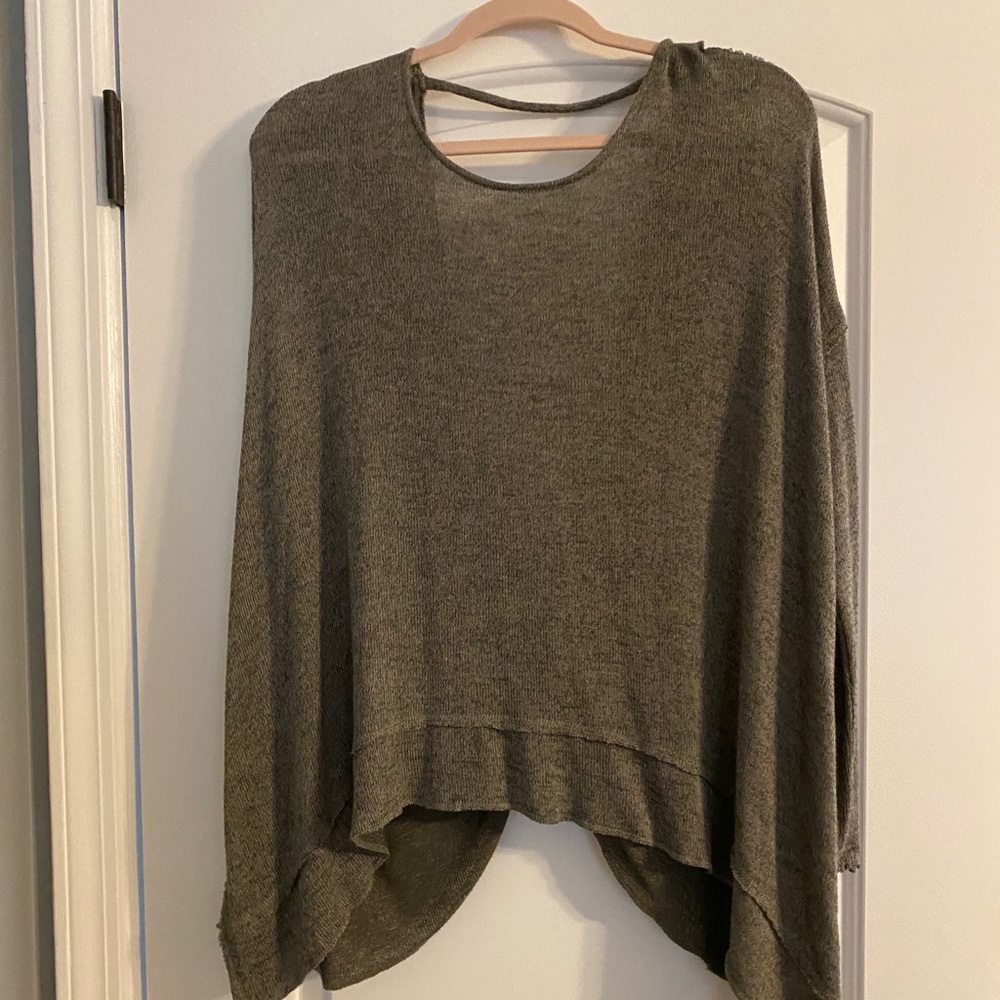 Free People Open Back Sweater